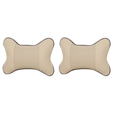 블럭마트 차량용 가죽 목베게 목쿠션 2p, 랜덤 발송, 1개 자동차용품/인테리어 반품 최저가 5,290원