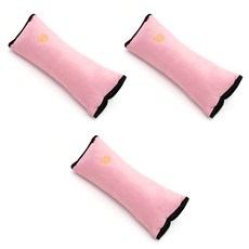 블럭마트 차량용 안전벨트 목쿠션 목베개, 핑크, 3개 자동차용품/인테리어 반품 최저가 3,800원