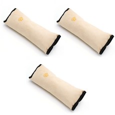 블럭마트 차량용 안전벨트 목쿠션 목베개, 크림, 3개 자동차용품/인테리어 반품 최저가 4,390원