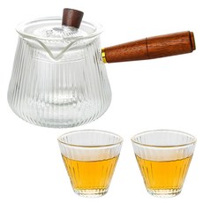 티이야기 내열유리 우드핸들 티포트 380ml + 봄 찻잔 60ml x 2p 세트, 혼합색상, 1세트, 티포트 380ml + 찻잔 60ml x 2p 주방용품/커피잔/찻잔 반품 최저가 17,120원