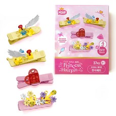 키저스 블럭 프린세스 헤어핀, 6 핑크 천사, 1세트 완구_취미/역할놀이 반품 최저가 5,000원