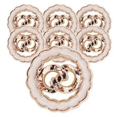 동대문단추왕 에뛰드 에폭 단추 15mm, 화이트G, 7개 홈인테리어/수예/수선 반품 최저가 3,310원