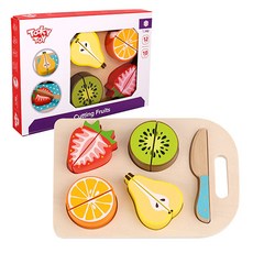 투키토이 원목 과일자르기 블록 6종 TL142, 1개, 혼합색상 완구/취미/블록놀이 반품 최저가 7,840원