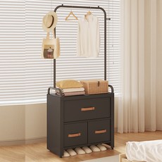 패브릭 서랍장 시스템 옷장 행거, 블랙 홈인테리어/싱글하우스 반품 최저가 43,120원