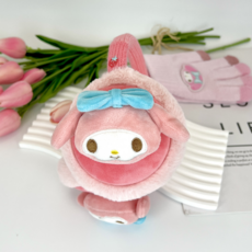 산리오 마이멜로디 겨울 방한 귀도리 귀마개 뽀글이 털 입체 인형 캐릭터 어린이 키즈 핑크 출산/유아동/유아동패션 반품 최저가 12,950원