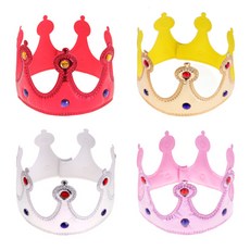 파티공구 스펀지 왕관, 레드, 골드, 실버, 핑크, 4개 완구/취미/역할놀이 반품 최저가 7,980원