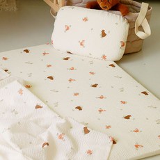 히요코베이비 유아용 말랑 실리콘 아기 뱀부시어서커 토퍼 + 시어서커커버 세트, 숲속의동물 홈인테리어/FW 침구샵 반품 최저가 139,800원