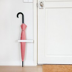 무타공 접착식 우산거치대, 1개, 화이트 생활용품/수납/정리 반품 최저가 5,240원