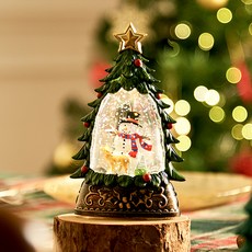 크리스마스 스노우 워터볼 무드등 크리스마스인테리어장식, 스노우맨 눈사람 루돌프, 8.3 x 4.4 x 14.9 cm, 1개 홈인테리어/홈데코/디퓨저 반품 최저가 8,680원