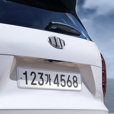 브렌톤 스키니 플레이트 비천공 번호판 가드, 1개, 화이트 자동차용품/익스테리어 반품 최저가 10,010원