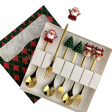 쿠리풀 디저트 커트러리 세트, 1세트, 스푼 3종 + 포크 3종 주방용품/포크/디저트포크 반품 최저가 6,850원