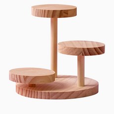 morningscent 인테리어 장식 간편한 소품 전시 받침대 계단식 원목 스툴, 3단 홈인테리어/가구 반품 최저가 10,340원