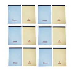 마블 PP 노트패드 A5 2종 세트, 파랑, 노랑, 6세트 문구/오피스/학용품/수업준비 반품 최저가 5,140원