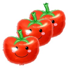 와우파티코리아 야채 은박풍선, 토마토, 3개 출산/유아동/출산준비물/선물 반품 최저가 8,130원