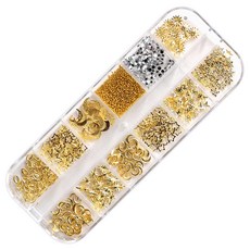 시크핏네일 공간네일 슬림 네일참파츠 E 12종, 혼합색상, 1개 뷰티/네일 반품 최저가 4,200원