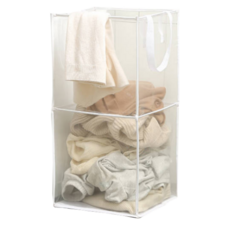 해피무드 메쉬소재 대용량 세탁 빨래 바구니, 화이트 생활용품/세탁/청소용품 반품 최저가 9,040원