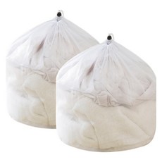 브링엔 대용량 복주머니 세탁망 굵은 메쉬 25 x 30 cm, 화이트, 2개 홈인테리어/청소/세탁용품 반품 최저가 4,220원