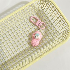 도림 땅콩 친구들 미니 자동차 키링, 1개, 16 핑크콩 자동차용품/인테리어 반품 최저가 2,160원