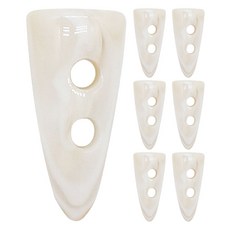 동대문단추왕 떡볶이 더플코트 토글 단추 25mm, 화이트, 7개 홈인테리어/수예/수선 반품 최저가 3,260원
