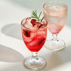 잇어스 글라스 파티 고블렛 플리츠 220ml, 투명, 2개 주방용품/컵/텀블러/와인용품 반품 최저가 4,910원