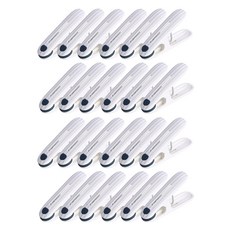 다용도 자국없고 강력한 미끄럼방지 빨래집게, 화이트 + 블루, 24개 생활용품/세탁/청소용품 반품 최저가 4,810원