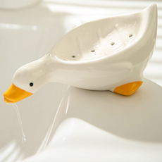 세라믹 오리 물빠짐 비누받침, 1개, 화이트 생활용품/욕실정리용품 반품 최저가 6,670원