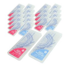 모닝글로리 스마트 삼각자 각도기 세트, 랜덤 발송, 20세트 문구/오피스/학용품/수업준비 반품 최저가 22,220원