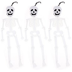 파티공구 해골 펠트 데코 3p, 화이트 문구/오피스/파티/이벤트 반품 최저가 5,290원