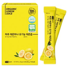 뉴트라팜 하루 레몬하나 유기농 레몬즙 100% 14p, 280g, 1개 헬스_건강식품/건강즙/음료 반품 최저가 4,700원