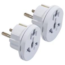 홈플래닛 고용량 멀티 변환 어댑터 16A (해외 전용/유럽형), 2개 홈인테리어/생활전기용품 반품 최저가 4,190원