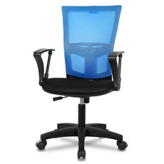 체어클럽 M1 기본형 블랙바디 메쉬 의자, 블루 문구/오피스/사무용품 전문관 반품 최저가 41,260원