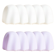 저스트픽 실리콘 치약 뚜껑 스퀴저 핸드크림 짜개 2종 x 5p 세트, 화이트, 라이트퍼플, 1세트 홈인테리어/욕실용품 반품 최저가 5,510원