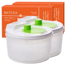 베티에스 야채탈수기, 화이트 + 그린, 2개 주방용품/주방조리도구 반품 최저가 10,590원