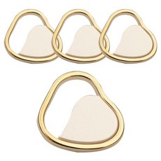 동대문단추왕 팔로우 하트 단추 30mm, 골드, 4개 홈인테리어/수예/수선 반품 최저가 5,100원