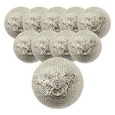 동대문단추왕 경찰 독수리 단추 25mm, 니켈, 10개 홈인테리어/수예/수선 반품 최저가 2,770원