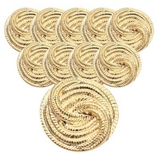 동대문단추왕 버터링 단추 25mm, 골드, 10개 홈인테리어/수예/수선 반품 최저가 5,160원