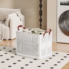 소니오 손잡이 다용도 접이식 빨래바구니, 02 일반 화이트 생활용품/세탁/청소용품 반품 최저가 11,750원