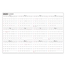 두문 간편하게 붙이는 2025년 1년 대형 달력 연간플래너 화이트보드 네모형, 시트지 완구/취미/학습완구/교구 반품 최저가 30,160원