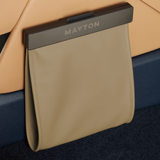 메이튼 2세대 차량용 뒷좌석용 가죽 LED 쓰레기통 + 리필봉투 30p 세트, 올리브브라운, 1세트 자동차용품/인테리어 반품 최저가 20,910원