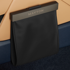 메이튼 2세대 차량용 뒷좌석용 가죽 LED 쓰레기통 + 리필봉투 30p 세트, 블랙, 1세트 자동차용품/인테리어 반품 최저가 20,660원