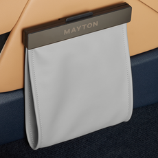 메이튼 2세대 차량용 뒷좌석용 가죽 LED 쓰레기통 + 리필봉투 30p 세트, 라이트그레이, 1세트 자동차용품/인테리어 반품 최저가 20,660원