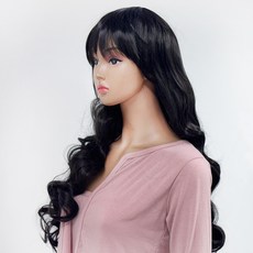 파티공구 롱웨이브 파티 가발, 네츄럴블랙, 1개 문구/오피스/파티/이벤트 반품 최저가 11,800원