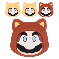 호후 닌텐도 스위치 OLED 라이트 호환 조이콘 아날로그 스틱 캡 커버 고양이 마리오 2종 x 2p 세트, 브라운, 옐로, 1세트 완구_취미/콘솔/휴대용게임기 반품 최저가 5,100원