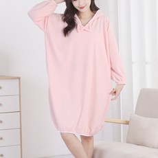 긴팔 샤워 가운, 핑크, 1개 홈인테리어/수건/타월 반품 최저가 5,880원