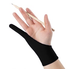 미소로운 터치 방지 태블릿 드로잉 장갑 한 손 착용 type1 5p, 블랙 문구/오피스/미술/화방용품 반품 최저가 5,400원