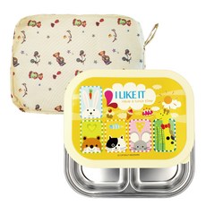 라이크잇 밀폐형 식판 도시락 세트 3853, 아이보리, 1세트 주방용품/유아동물병/도시락 반품 최저가 11,900원