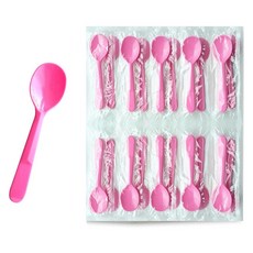 생활을그리다 개별포장 미니미니 스푼 핑크 8.5cm, 1개입, 500개 주방용품/일회용품/종이컵 반품 최저가 13,690원