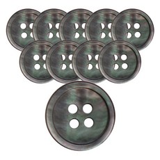 동대문단추왕 고급 리얼 자개 일반테 단추 10mm, MOP 블랙, 10개 홈인테리어/수예/수선 반품 최저가 2,850원