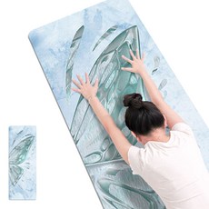 사비나 나비 논슬립 요가 매트 타올, 블루, 1개 스포츠/레저/헬스/요가/댄스 반품 최저가 22,160원