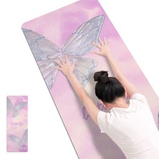 사비나 나비 논슬립 요가 매트 타올, 핑크퍼플, 1개 헬스/건강식품/헬스/요가용품 반품 최저가 12,160원